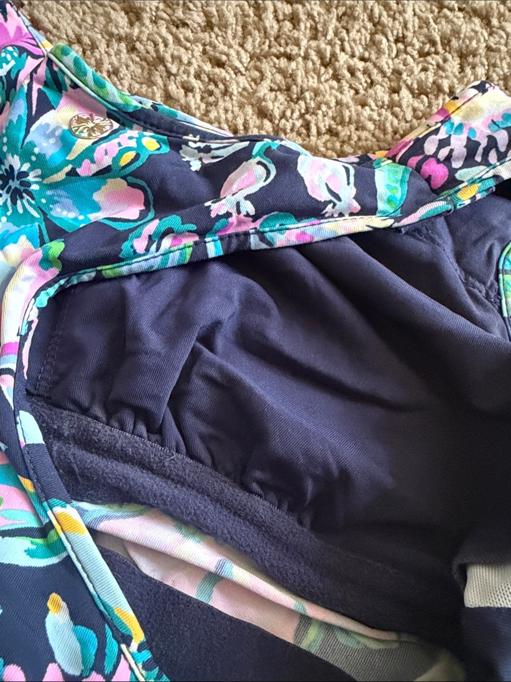 Lilly Pulitzer, Luxletic size medium floral workout tank top - Picture 5 of 5